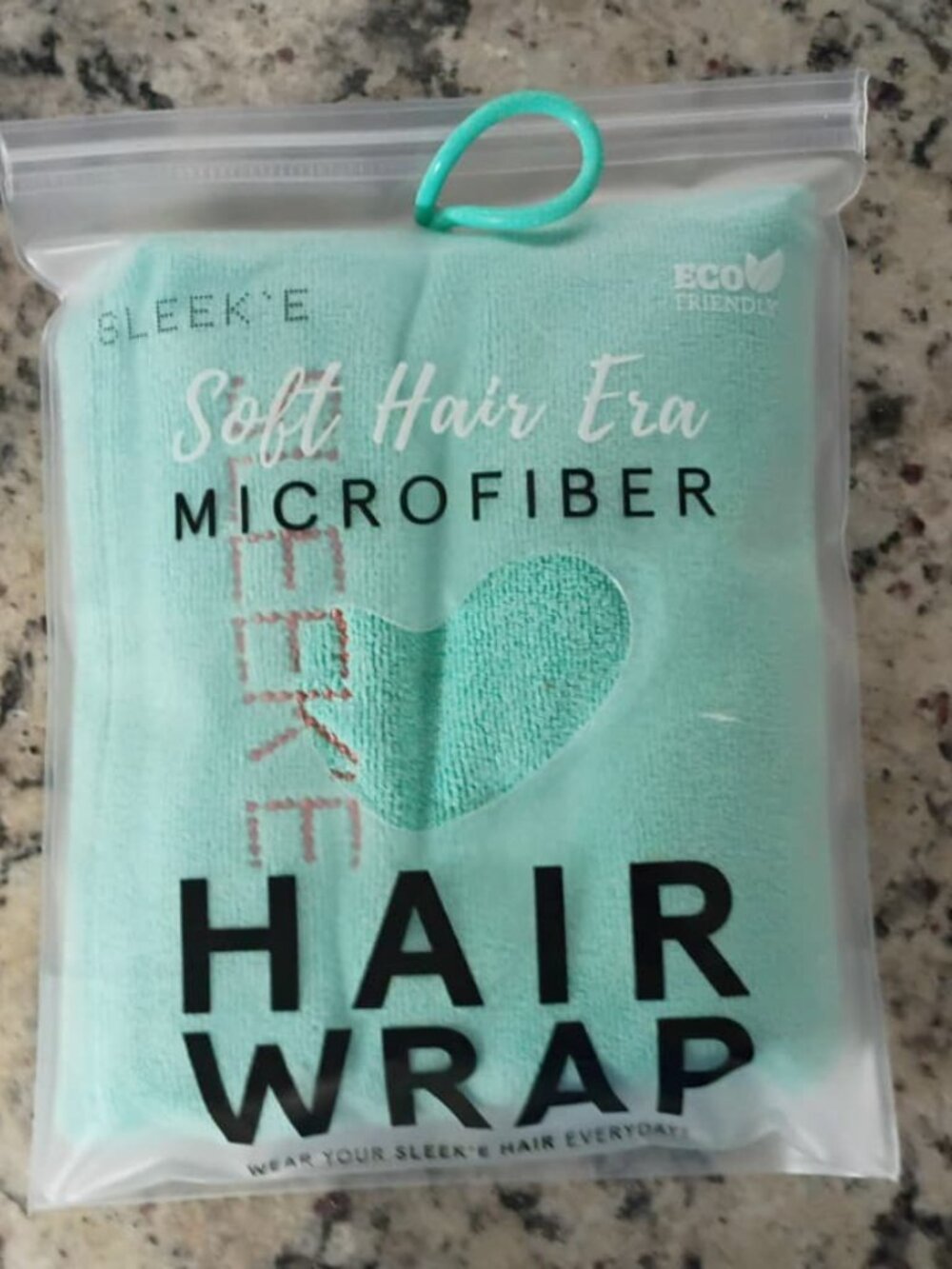 SLEEK'E MICROFIBER HAIR WRAP - MINT - BRAND NEW - SEALED